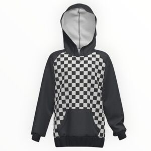 Checkered Black/White Hoodie